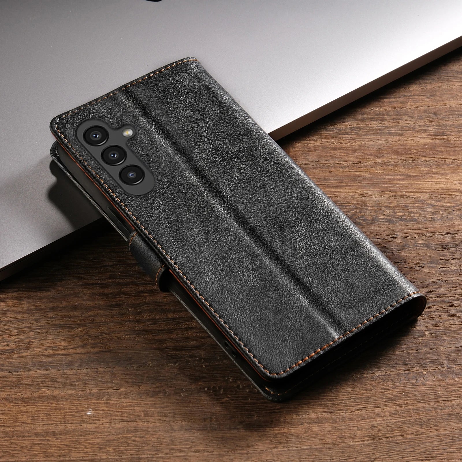 Business Leather Phone Case For Samsung Galaxy Note20 Flip Card Wallet