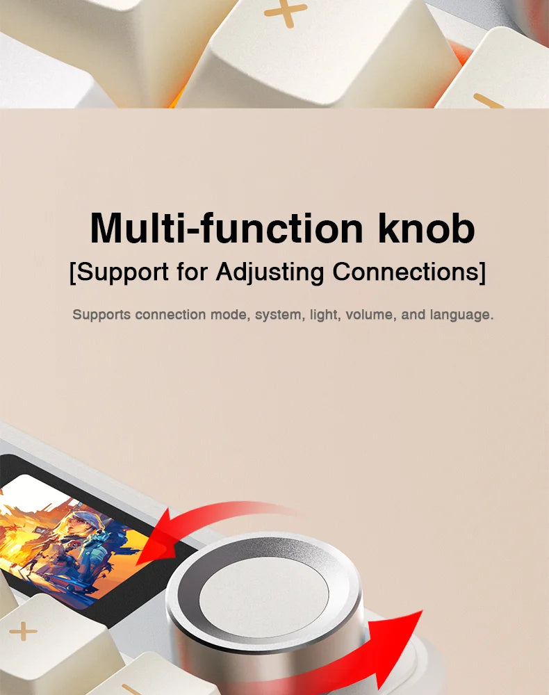 Wireless Bluetooth Keyboard Macro Gaming keyboard Gasket Keyboard
