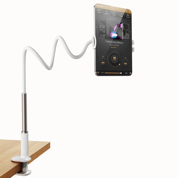 Eary Gooseneck Phone Holder for Bed Cell Phone Mount Clamp Clip Flexible Device