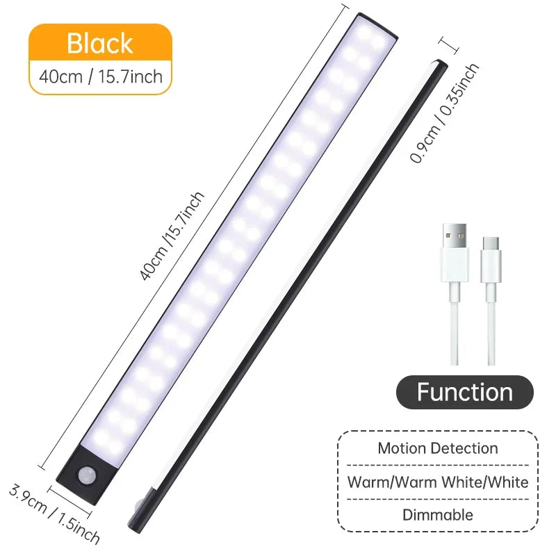 Cabinet Led Light Sensor Movement Rechargeable Wireless Led Lamp Night