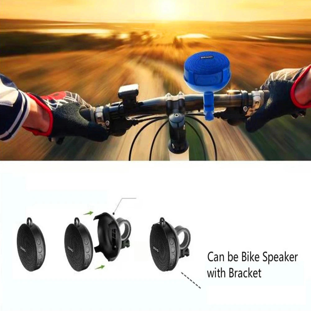 Wireless Bluetooth Bike Motorbike Speaker Portable Bass Subwoofer Cycling Speaker