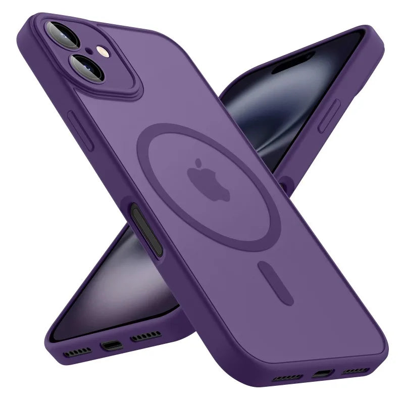 Luxury Frosted Phone Case For Pro Max Plus 17 Air 16e For Magsafe Cover