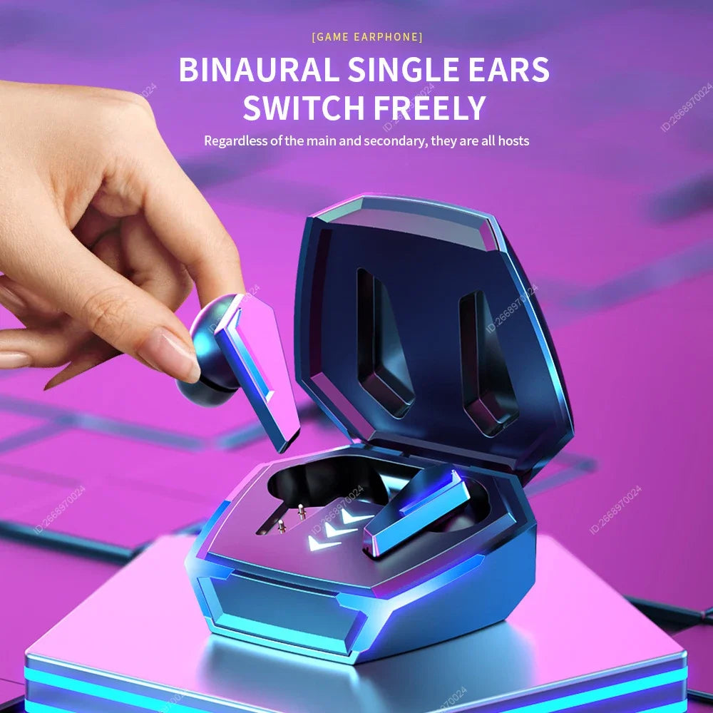 Bluetooth Game Earphones True Wireless TWS In-Ear Headphones With Mic