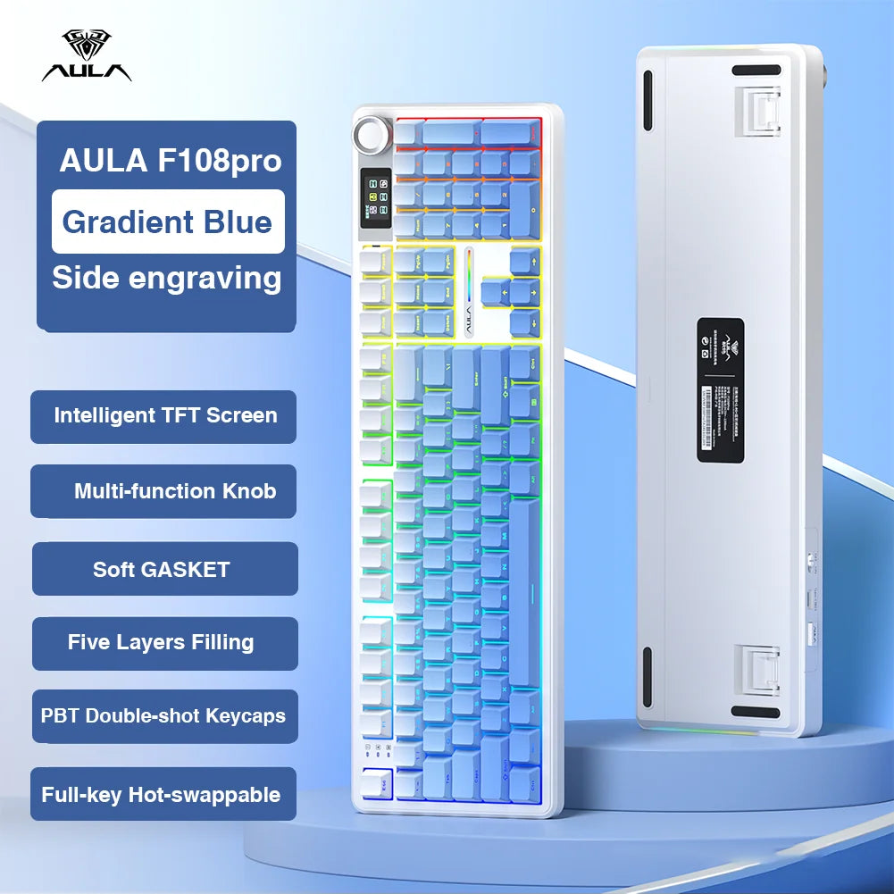 Wireless Bluetooth Keyboard Macro Gaming keyboard Gasket Keyboard