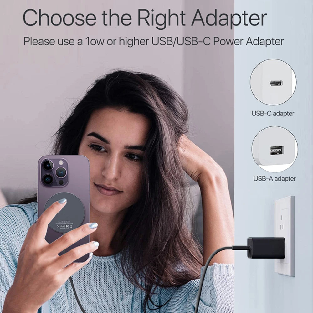 Magnetic Wireless Charger For Induction Fast Wireless Charging Pad For AirPods