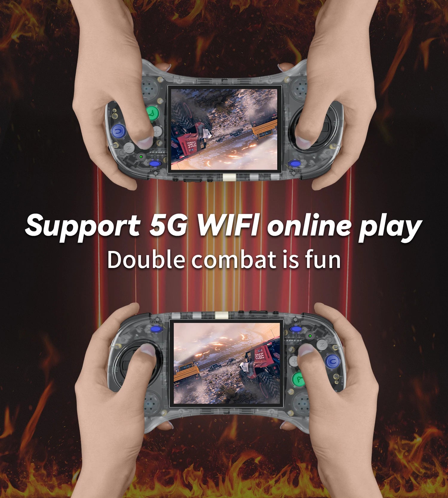 ANBERNIC RG ARC-D RG ARC-S Retro Games RK3566 4.0INCH 640*480 Handheld Game Console Emulator LINUX Android System 3500mAh HD-Out