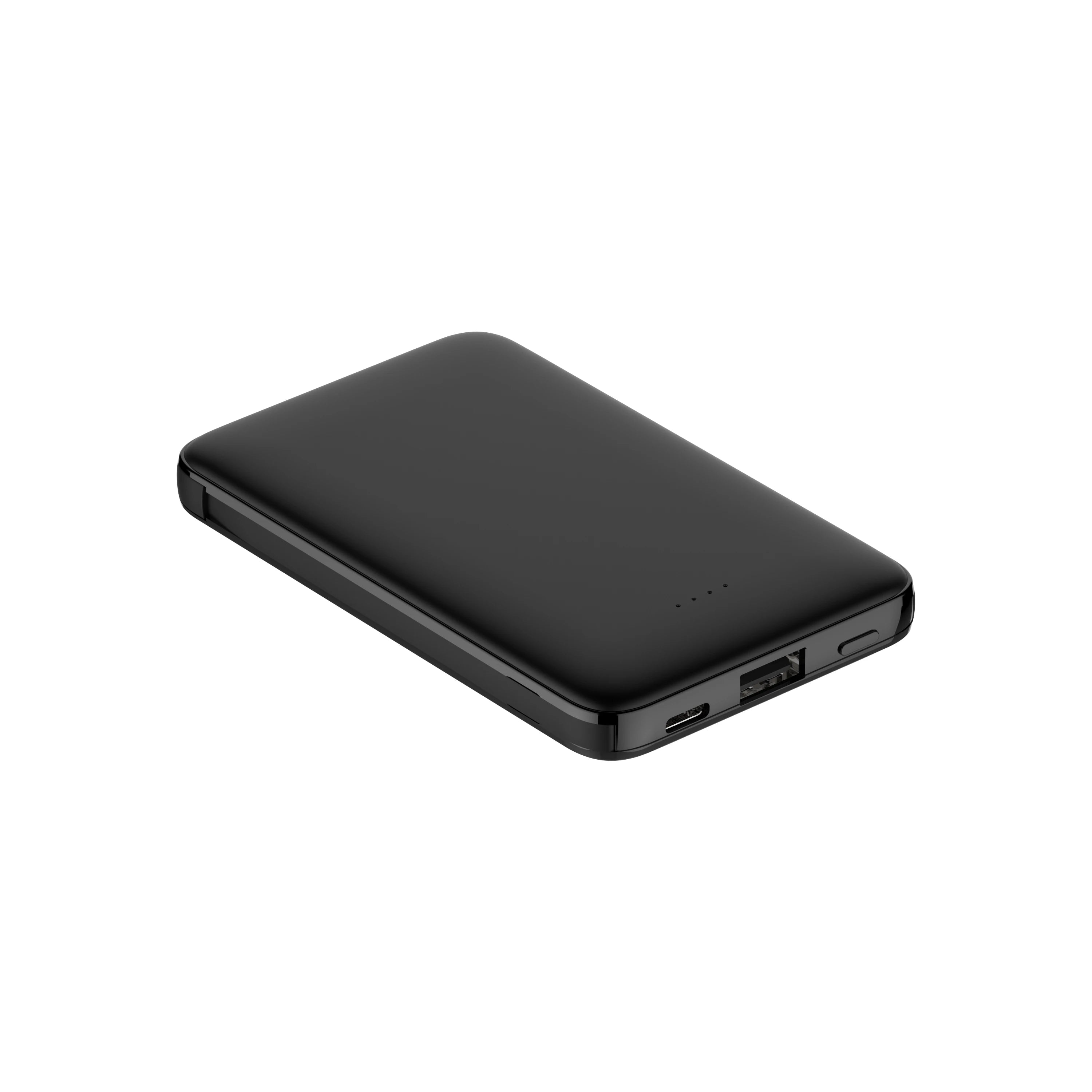 Ultra-thin Power Bank 5000mAh Built-in Cable Phone External Battery Powerbank