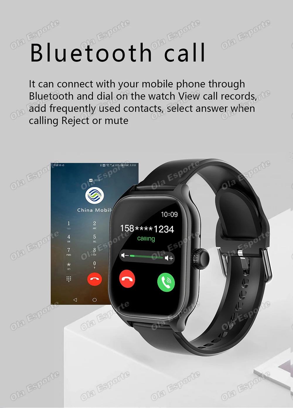 Smart Watch Men 2.01'' AMOLED Screen Waterproof Multiple Sport Mode Fitness HD Bluetooth Call Smartwatch Men Women Bracelet Hw12