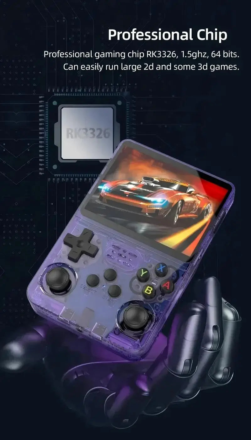 R36S Retro Handheld Video Game Console 3.5" IPS Screen Portable Pocket Player 64GB 10000+128G 20000+ Games best Boy gifts ，OTG supports multiple emulators