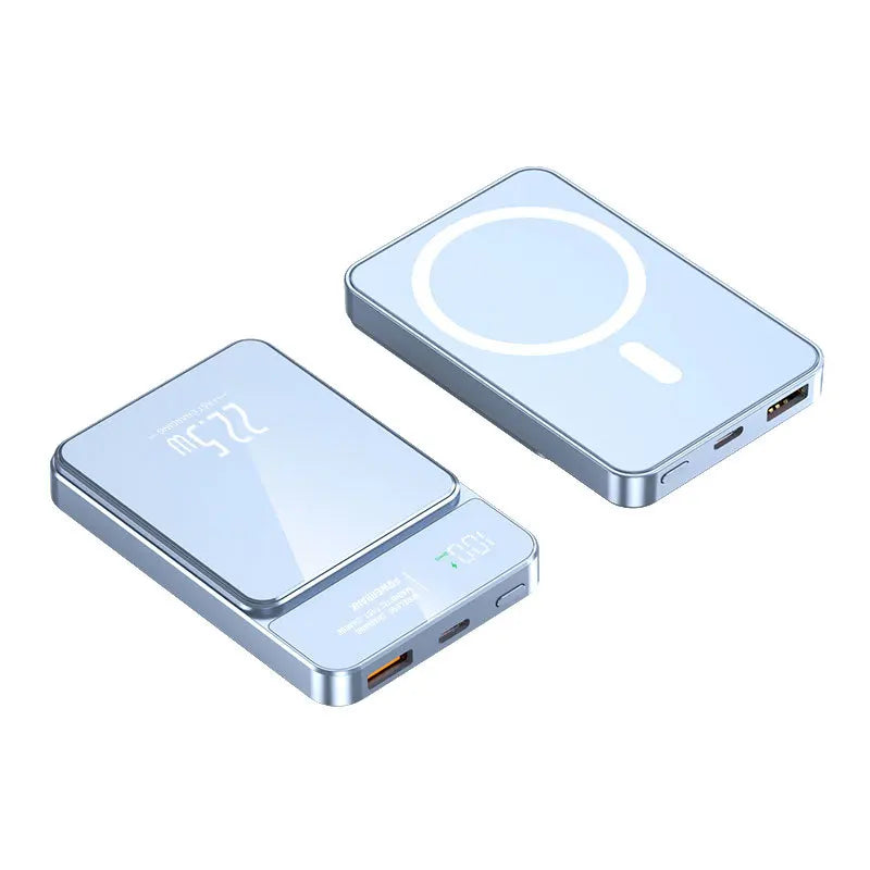 10000mAh Magnetic Power Bank 20W Wireless Power bank Slim Portable Battery
