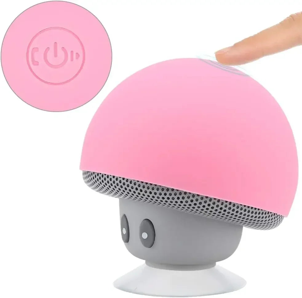 Mini Speaker Portable Mushroom Subwoofer Speaker with Bottom Calling