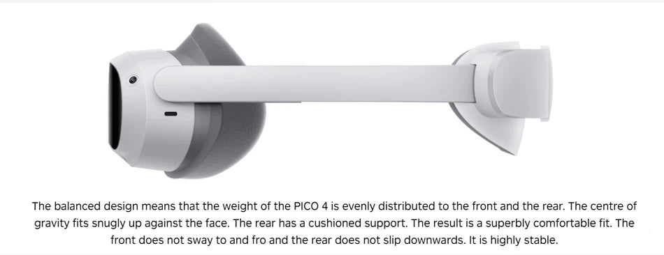 Original Pico4 VR Headset All-In-One Virtual Reality Pico 4 VR Glasses 4K+ Display For Metaverse & Stream VR 3D Gaming