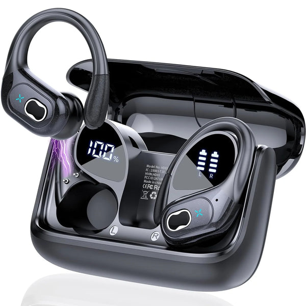 Original GDLYL HD65 TWS Bluetooth V5.4 Headphones Wireless LED Digital Display