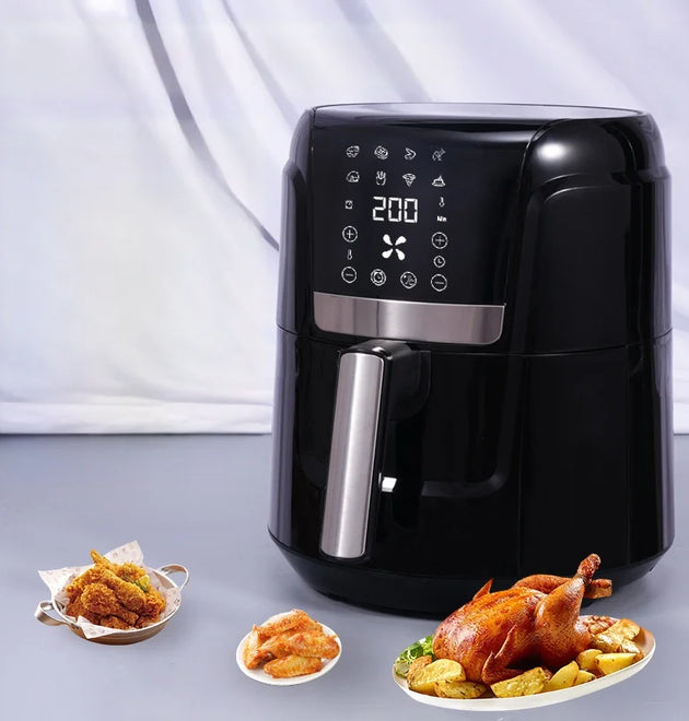 Fully Automatic Power-off protection air Fryer Household Touch Control Portable air Fryer with Digital Display