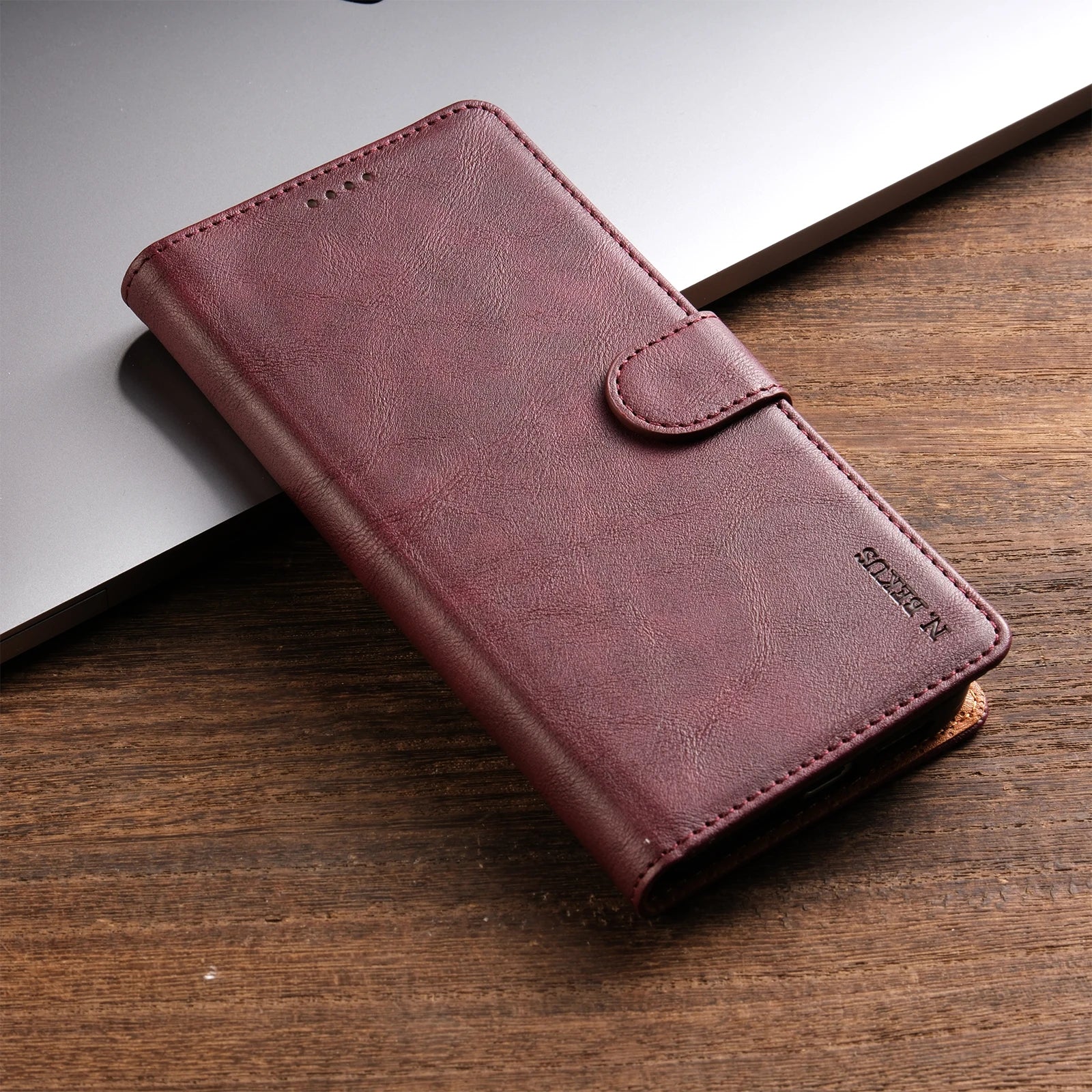 Business Leather Phone Case For Samsung Galaxy Note20 Flip Card Wallet