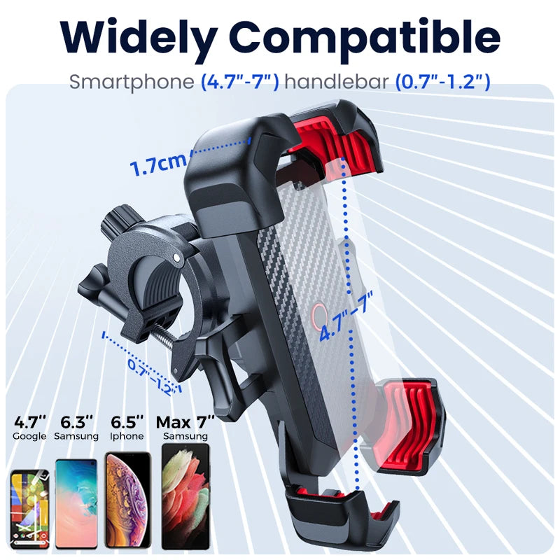 Joyroom 360° View Universal Motorcycle Phone Holder Bicycle Phone Holder