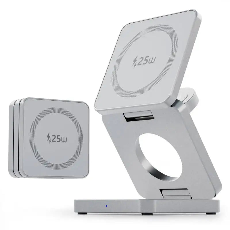 Folding Wireless Charger For iPhone HUAWEI Portable Magnetic Wireless Phone
