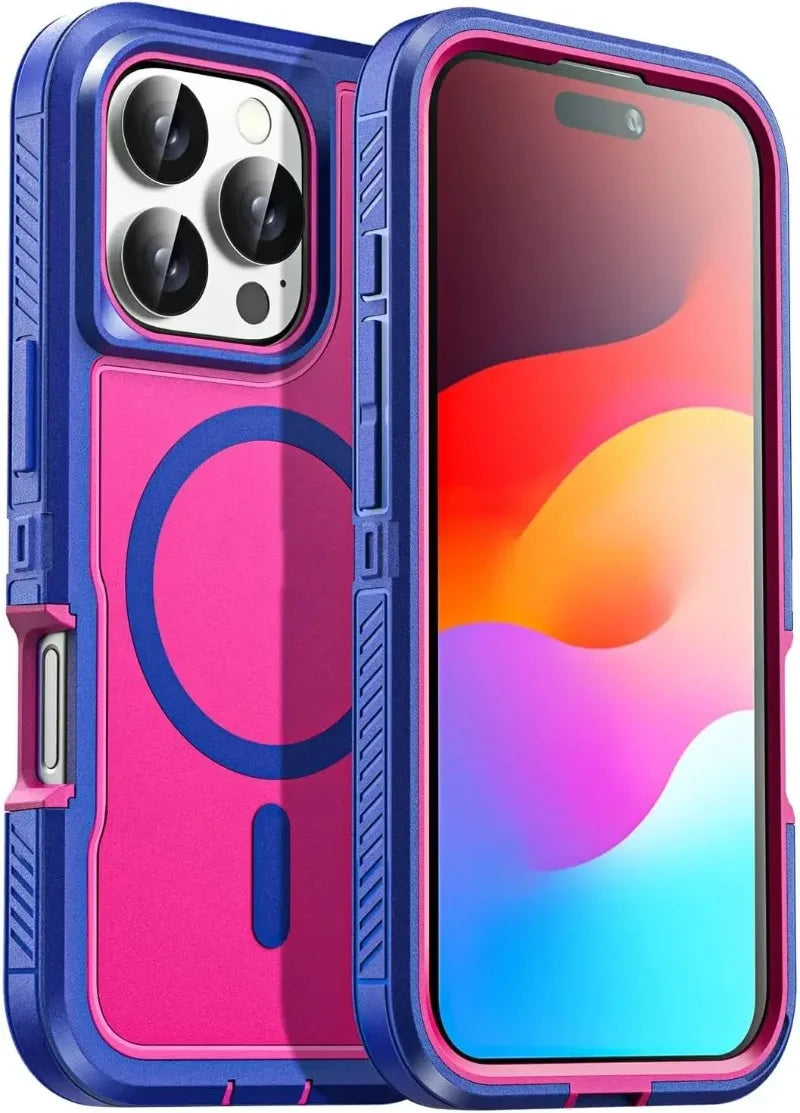 Luxury Ott Magnetic Armor Cases for IPhone Max Box Shockproof Charging