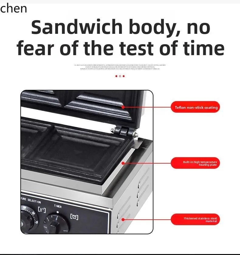 HXL Sandwich Machine Desktop Burst Toast Bread Pocket Square Bag Edge Sandwich Machine