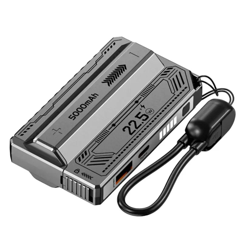 24-Hour Delivery DIY 21700 Power Bank Case Detachable Cable PD 20W Fast Charging No Battery Included
