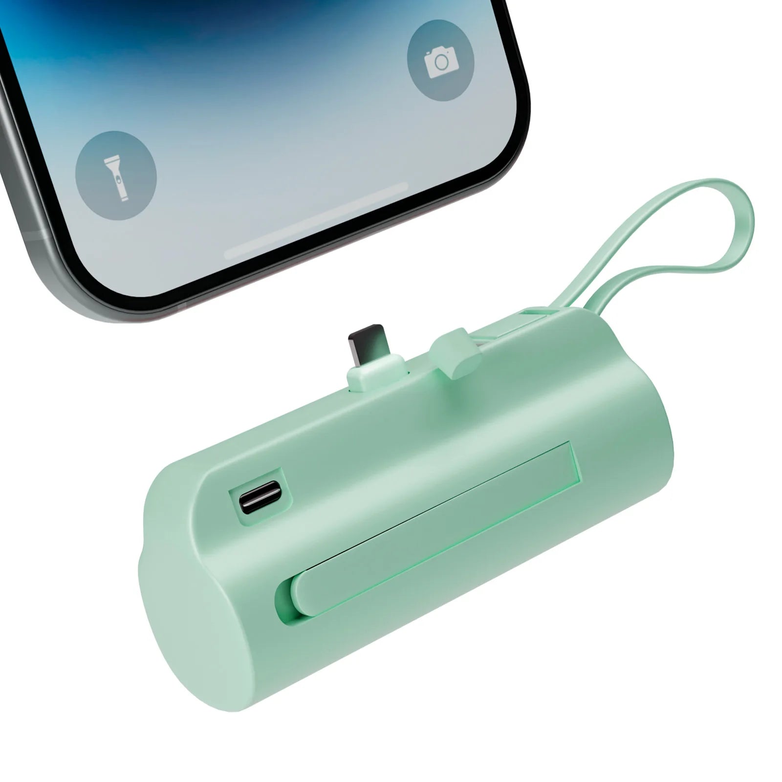 Mini Power Bank Portable 4500mAh Power Phone Charger Capsule Dual USB
