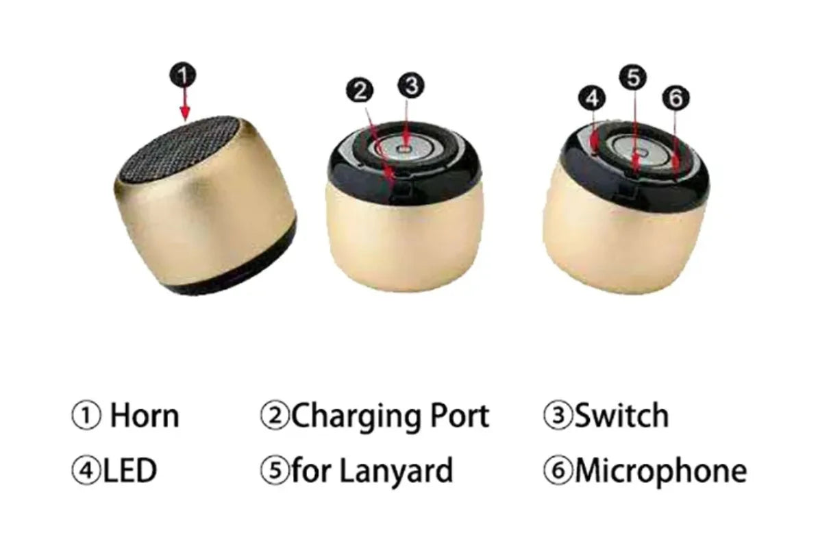 Portable Speakers Handfree Cell Phone Bluetooth Wireless Speaker
