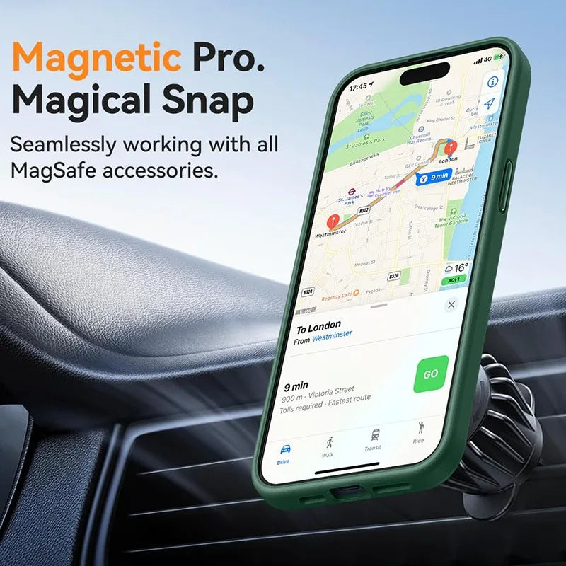Luxury Frosted Phone Case For Pro Max Plus 17 Air 16e For Magsafe Cover