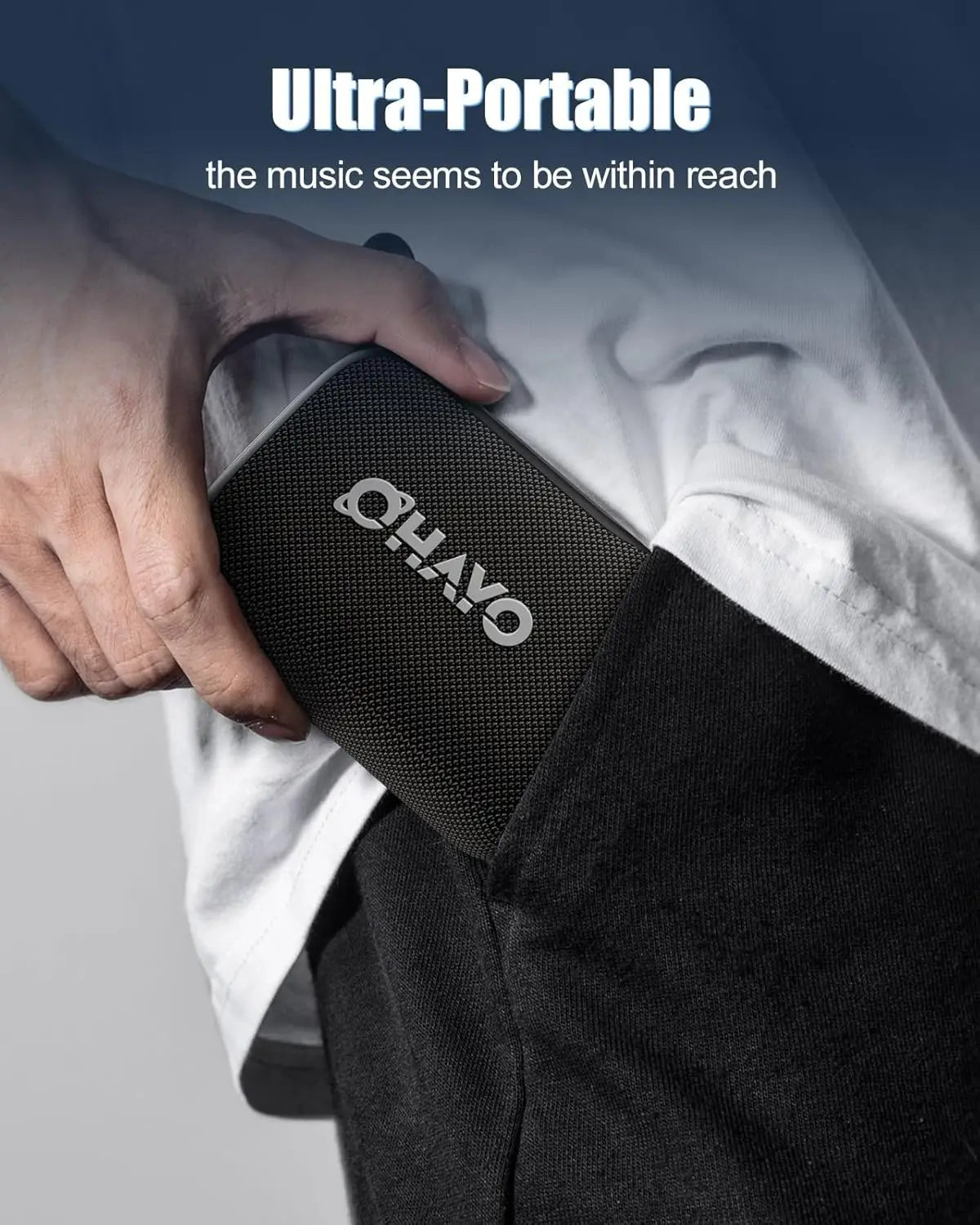 Wireless Portable Speaker Bluetooth 5.3,10W Loud Deep Bass Sound