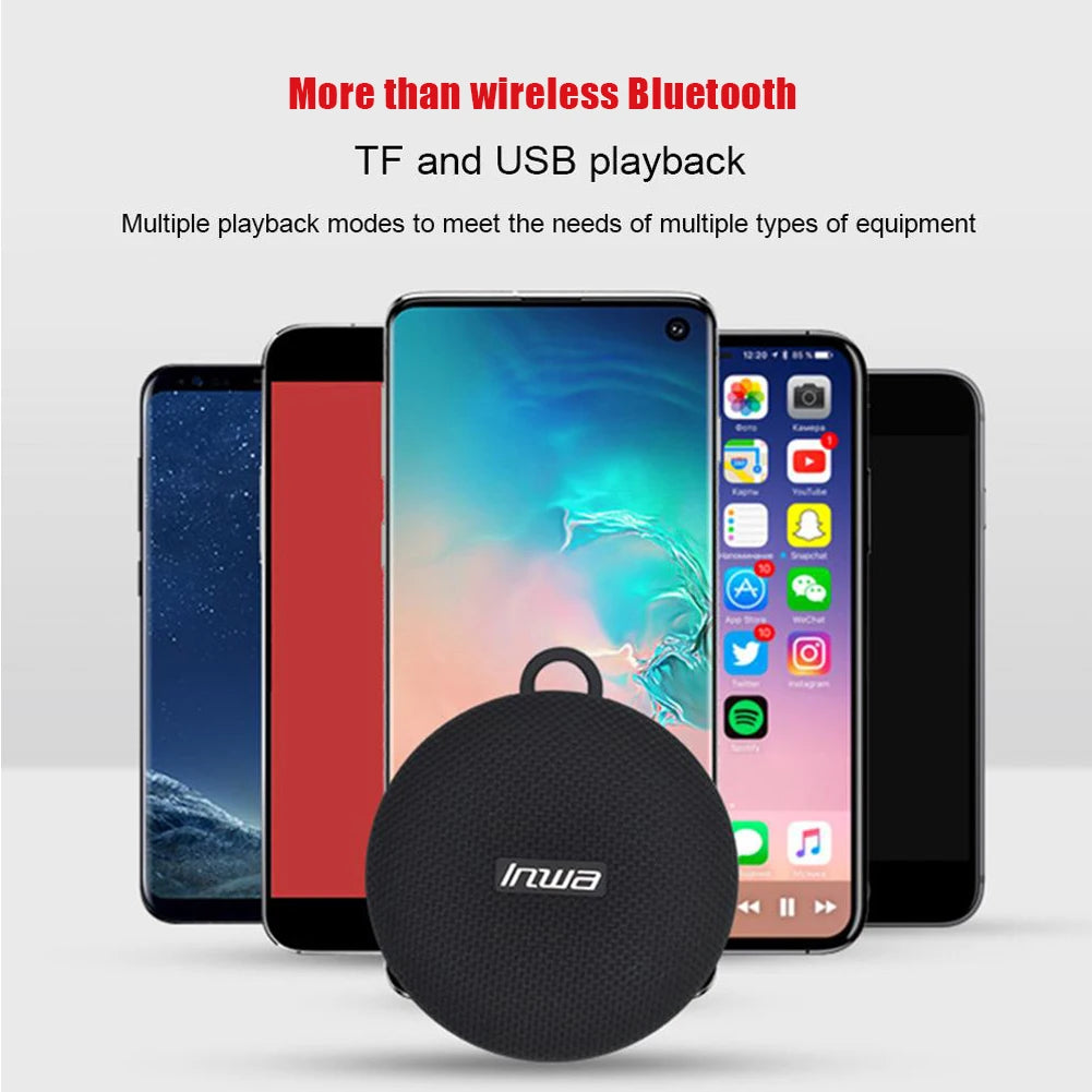 Wireless Bluetooth Bike Motorbike Speaker Portable Bass Subwoofer Cycling Speaker
