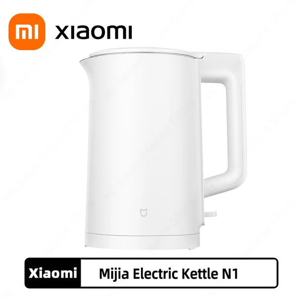Xiaomi Mi Electric Kettle N1 1500W Fast Boiling Double Layer Anti-scald 304 Stainless Steel Seamless Liner 1.5L Capacity NEW
