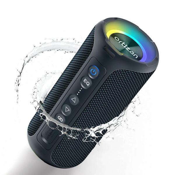 Ortizan Bluetooth Speakers Enhanced Bass Portable Outdoor Wireless Speaker