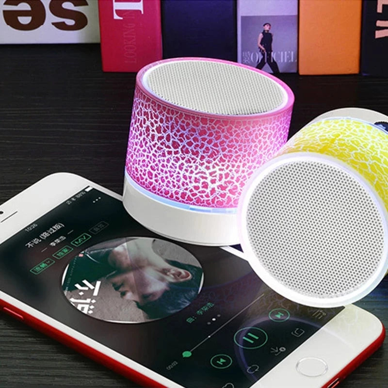 Mini Universal Portable Bluetooth Speaker Wireless Sound Box Speakers Colorful LED