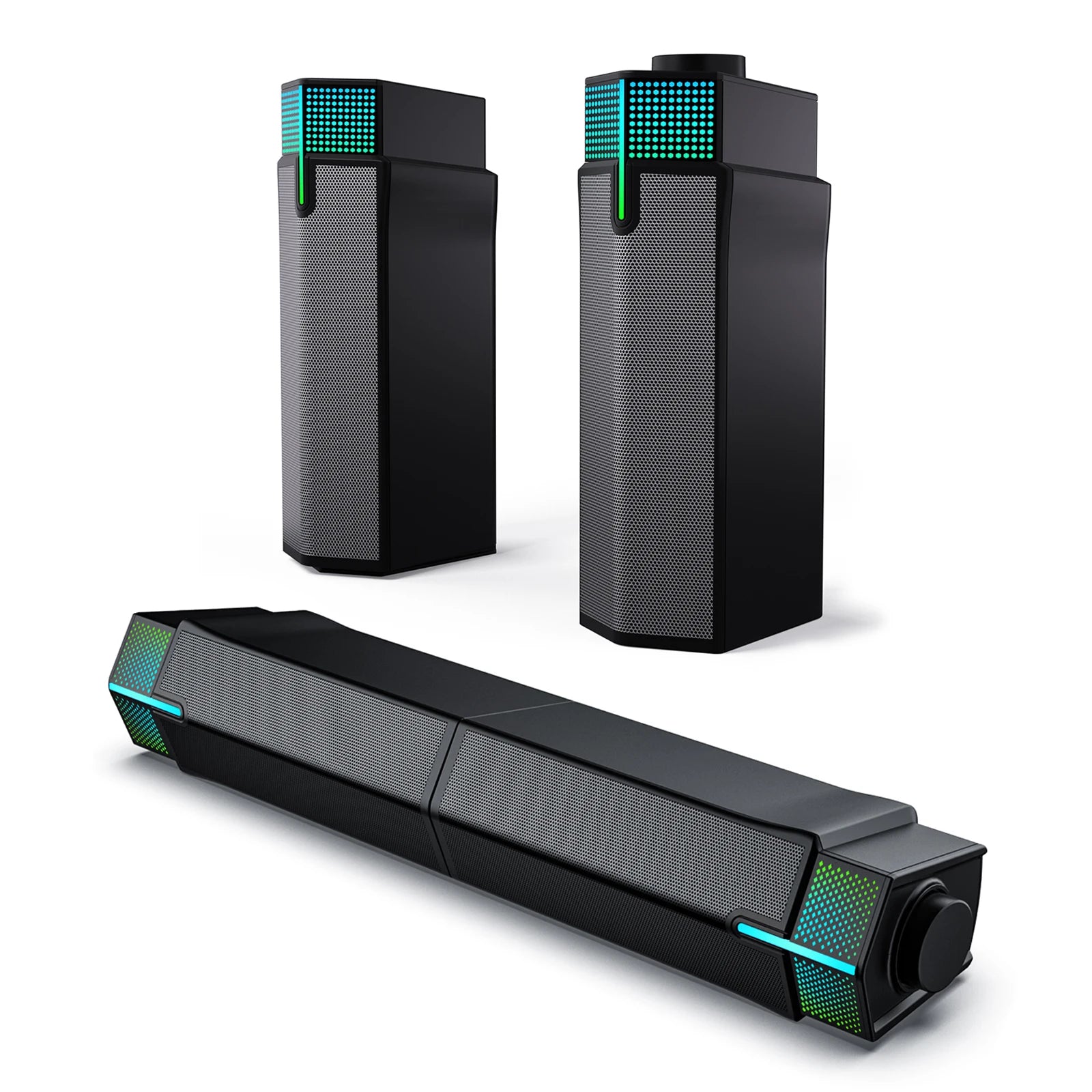 Jeecoo M20 Bluetooth Computer Speakers for PC Desktop Monitor