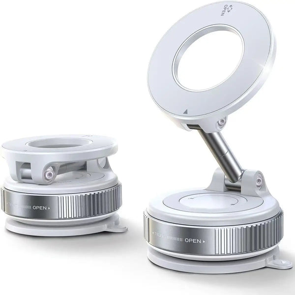 Adjustable Rotating Folding Magnetic Phone Holder Vacuum Suction Mag Stand