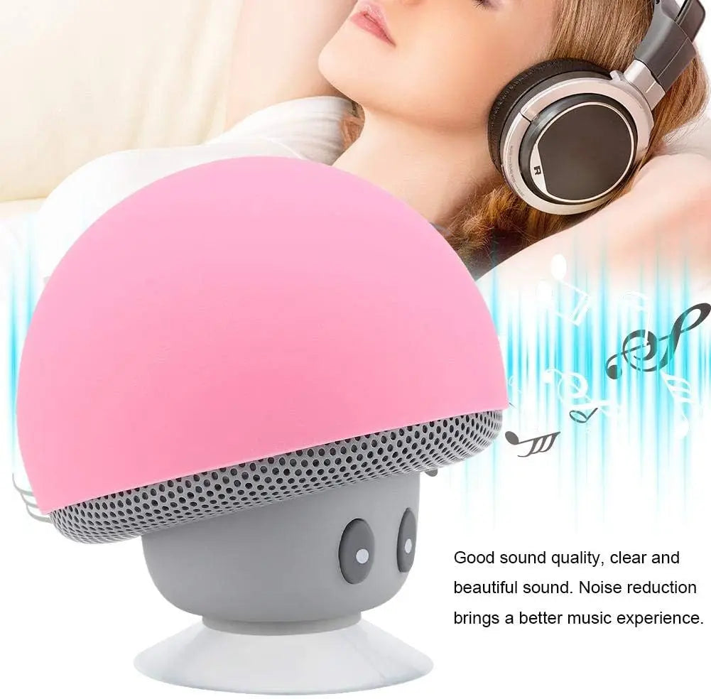 Mini Speaker Portable Mushroom Subwoofer Speaker with Bottom Calling