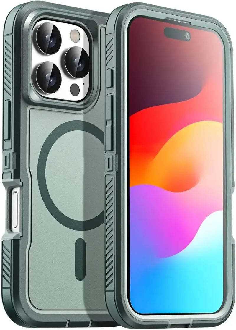 Luxury Ott Magnetic Armor Cases for IPhone Max Box Shockproof Charging