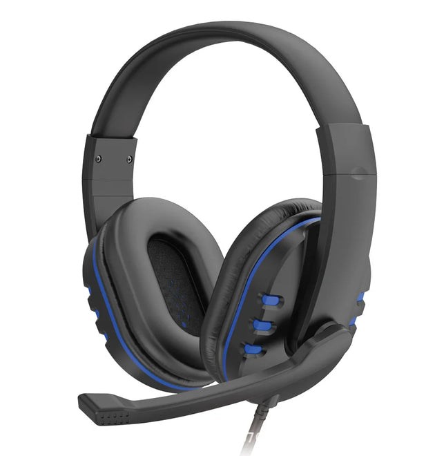 Headphones 3.5mm Wired Gaming Headset Earphones Music For PS4 Play Station 4 Game PC Chat Computer With Microphone