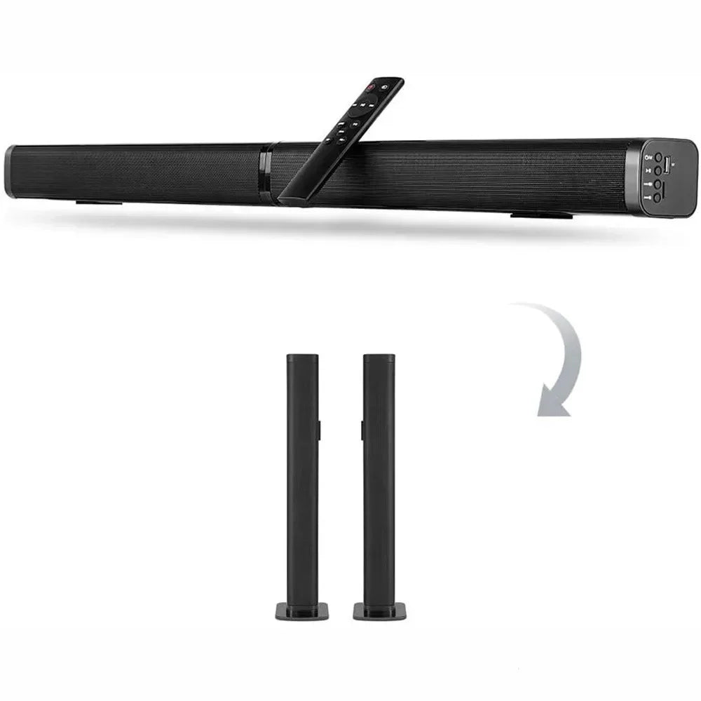 Bluetooth Speaker 5.0 Home Theater System 3D Surround Sound Bar Remote