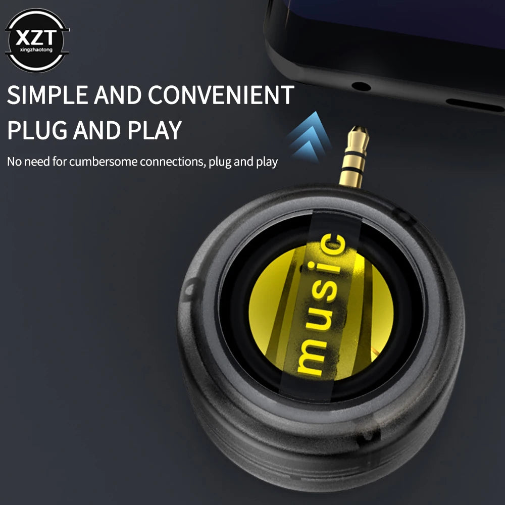 Music Sound Column Speaker Stereo Music Player Portable Mini Charging