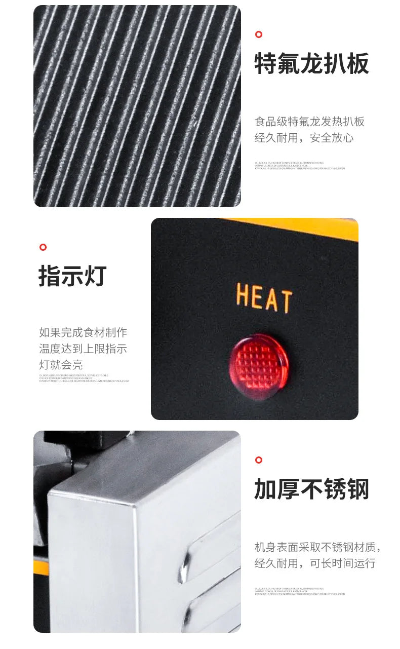 Commercial Griller Machine Sandwich Maker Gas Electric Grills Electric Griddles Burger Panini Grill