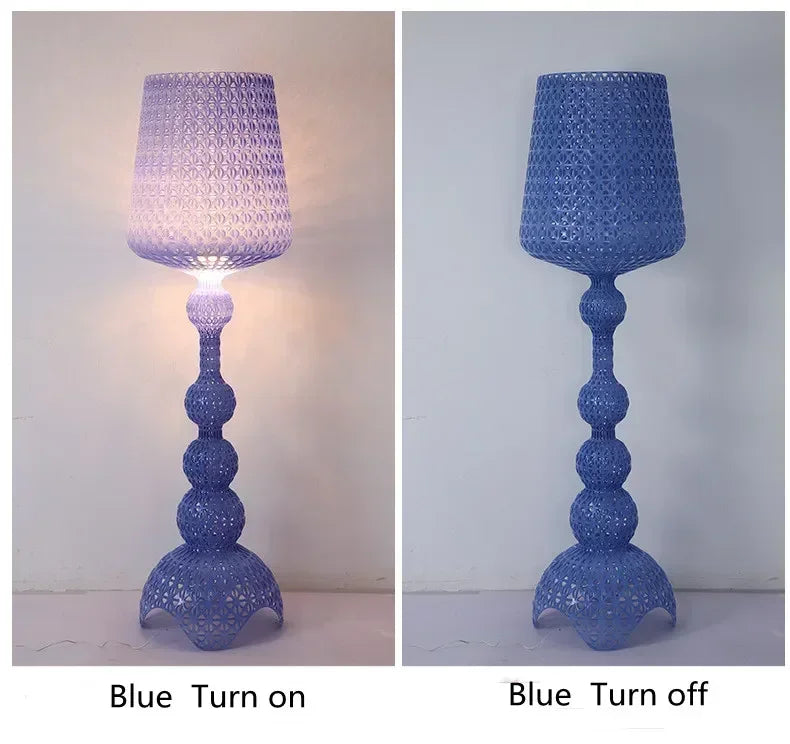Italian Designer Hollow Goblet Acrylic Floor Lamp for Exhibition Hall Living Room