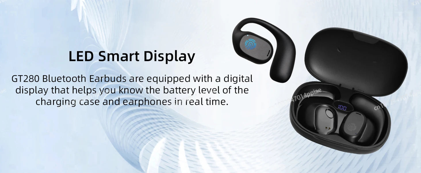 Portable Bone Conduction Earphones Bluetooth Stereo Noise Reduction Headset