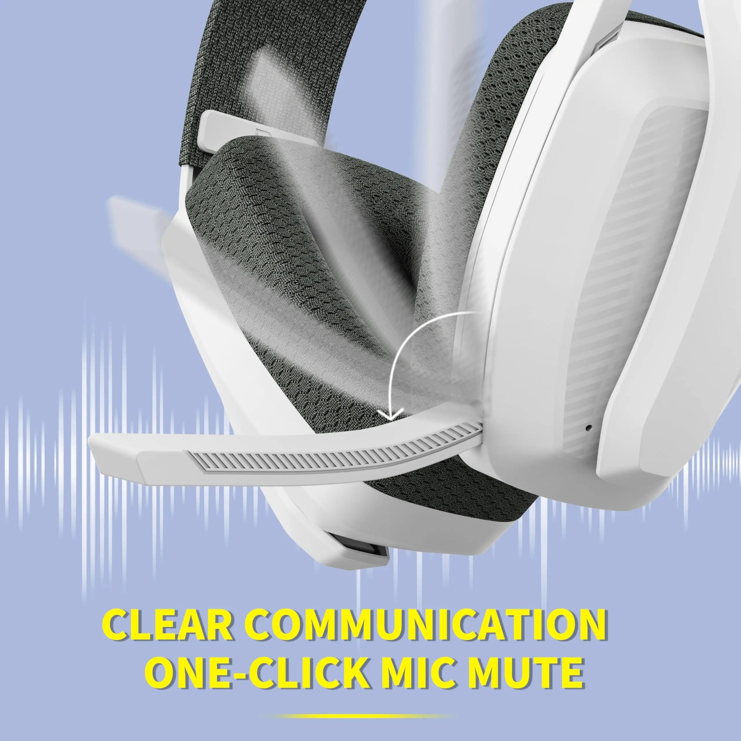 BINNUNE BW06 Bluetooth Headsets Gamer with Mic for Play station Wireless