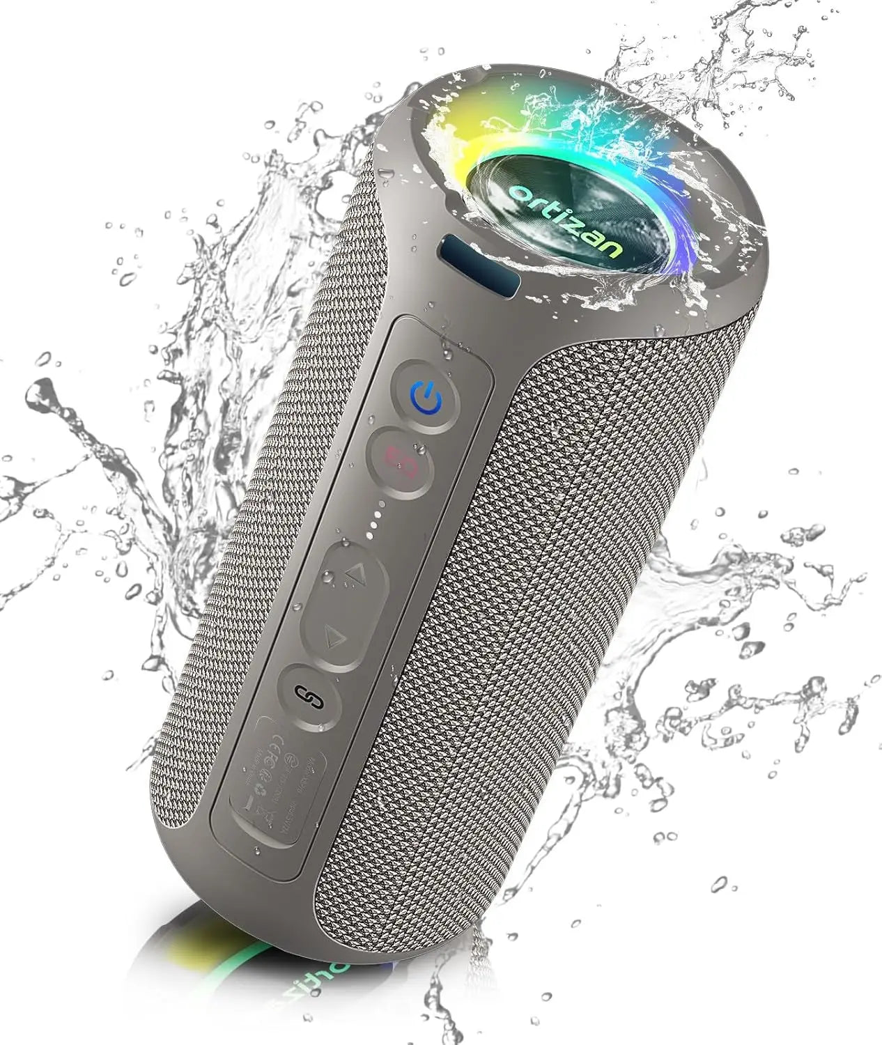 Ortizan Bluetooth Speakers Enhanced Bass Portable Outdoor Wireless Speaker