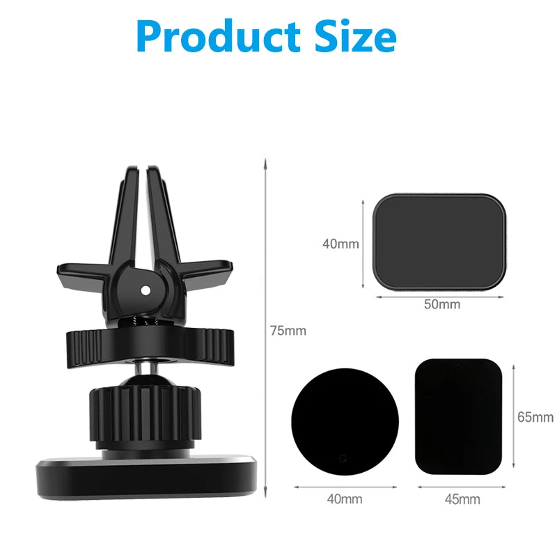 Universal Magnetic  Air Vent Clip Car Phone Mount with Powerful Galaxy