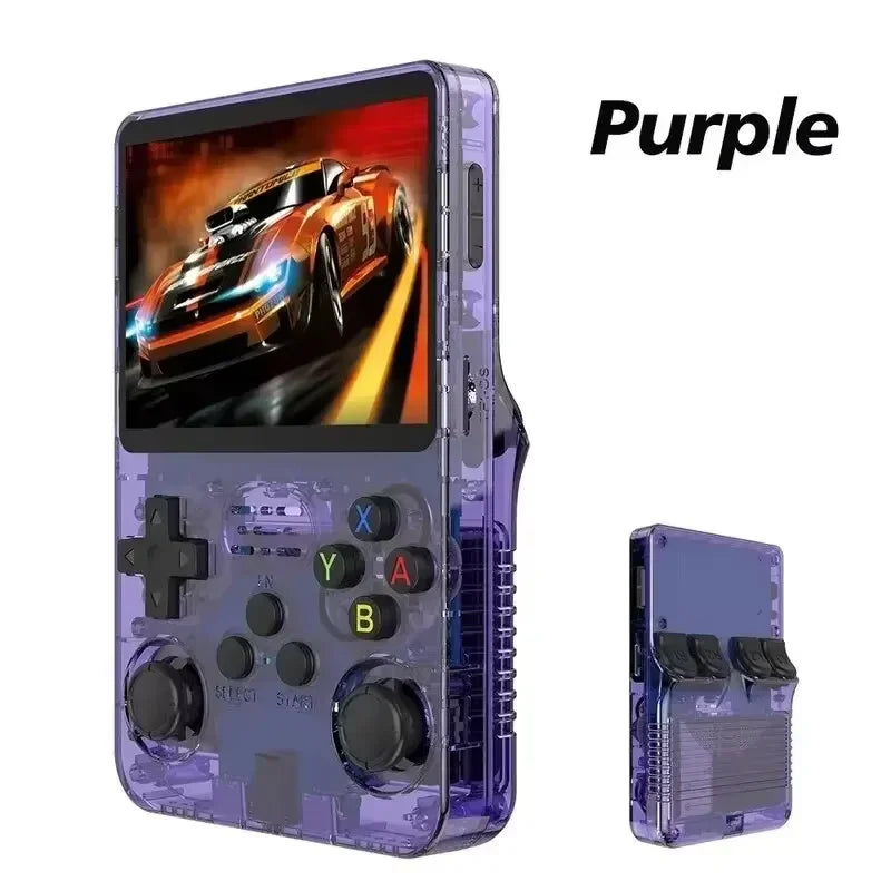 R36S Retro Handheld Video Game Console 3.5" IPS Screen Portable Pocket Player 64GB 10000+128G 20000+ Games best Boy gifts ，OTG supports multiple emulators