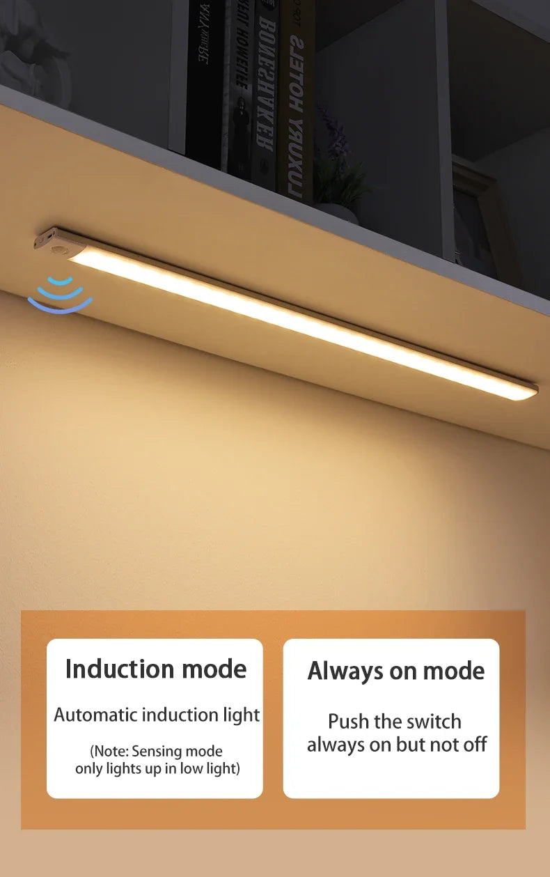 Cabinet Led Light Sensor Movement Rechargeable Wireless Led Lamp Night