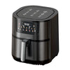 15L Large Capacity Stainless Steel Air Fryer Dual Heating Tubes Detachable Double Baskets Healthy Cooking Roast Bake Grill
