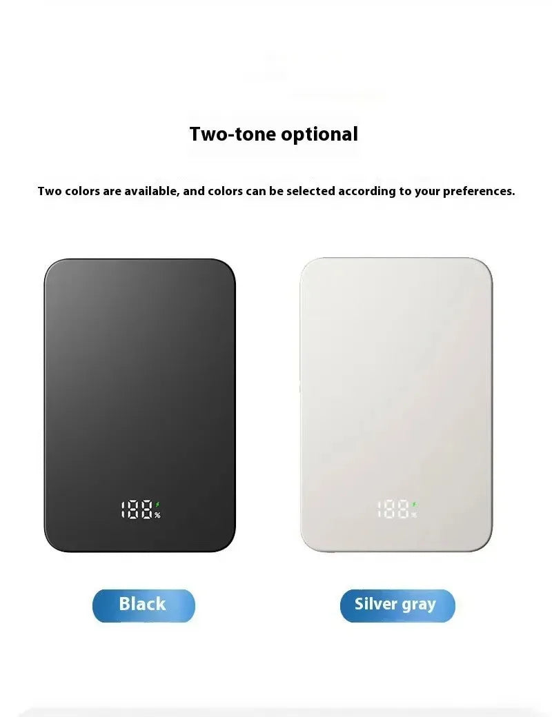 Magnetic Wireless Power Bank Fast Charging Portable External Battery