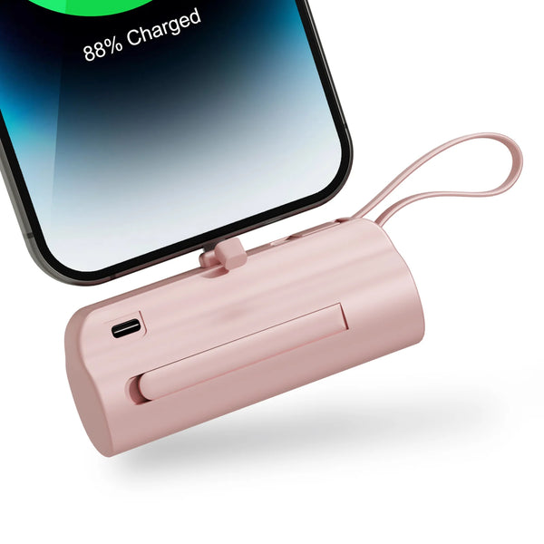 Mini Power Bank Portable 4500mAh Power Phone Charger Capsule Dual USB